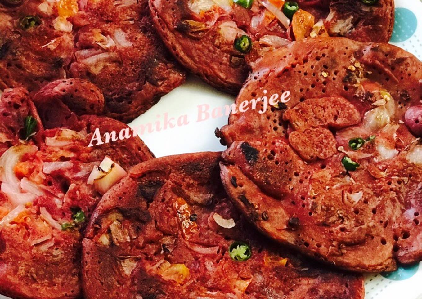 Recipe of Award-winning Pink/Beetroot Chilla