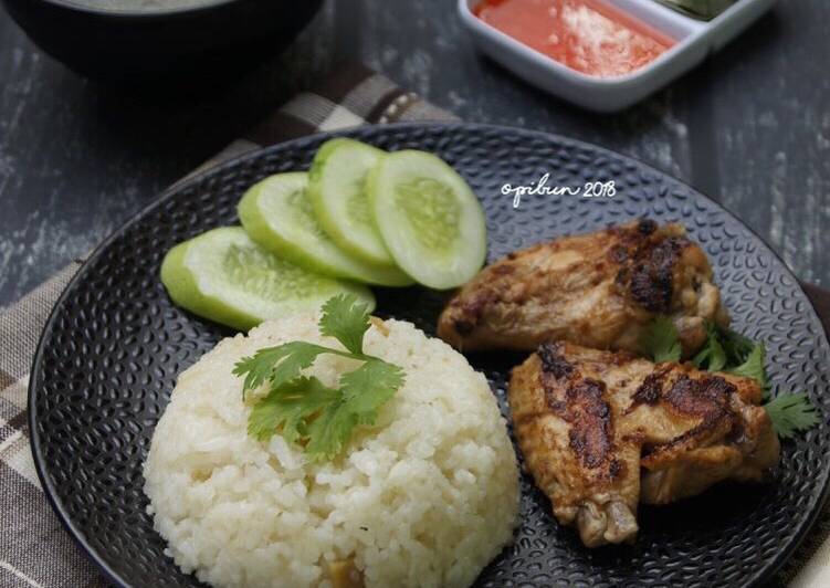 Resep Hainan Chicken Rice (Nasi Ayam Hainan) Anti Gagal