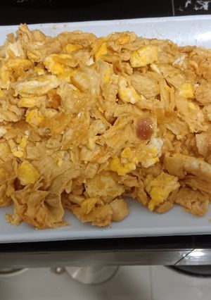 Foto resep Orak - Arik Telur dan Kembang Tahu