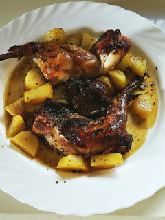Una foto de Conejo al horno