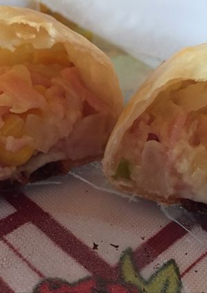 Una foto de Empanadas de choclo con Jamón y Queso 🧀 😋