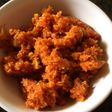 Traditional carrot halwa with khoya
