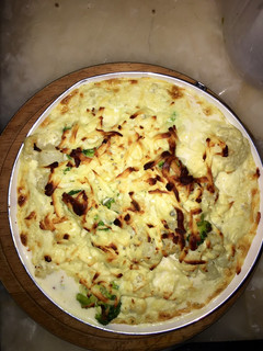 Una foto de Soufflé de brócoli y coliflor 🥧
