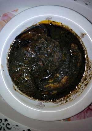 A picture of Black soup.
