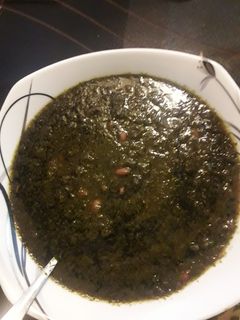 عکسی از دستور قورمه سبزی با مرغ 😋😋