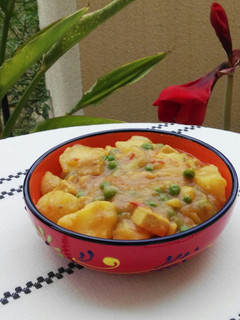 Una foto de Tofu guisado