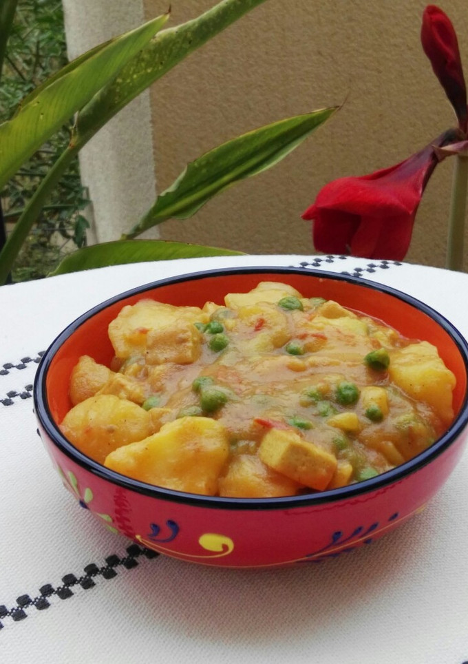 Una foto de Tofu guisado