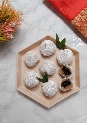 Foto resep Mochi Matcha isi Coklat