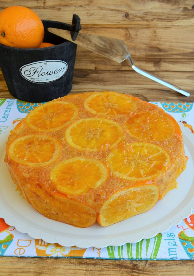 Una foto de Pastel de naranja