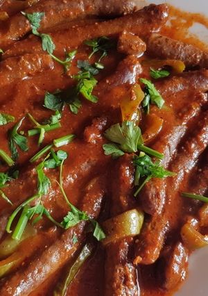 صورة لوصفة سجوك مع صلصة الطماطم