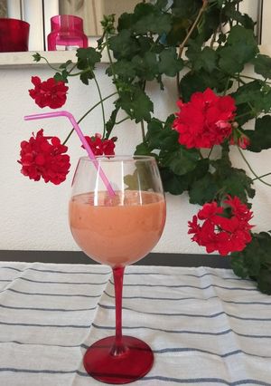 Foto principal de Batido de fresas y mango 🍓. Receta americana 🇺🇸
