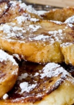 A picture of French toast special.