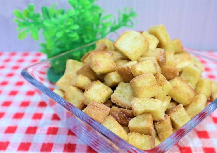 Resep Popcorn roti Anti Gagal