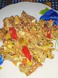 Chop suey de ciervo