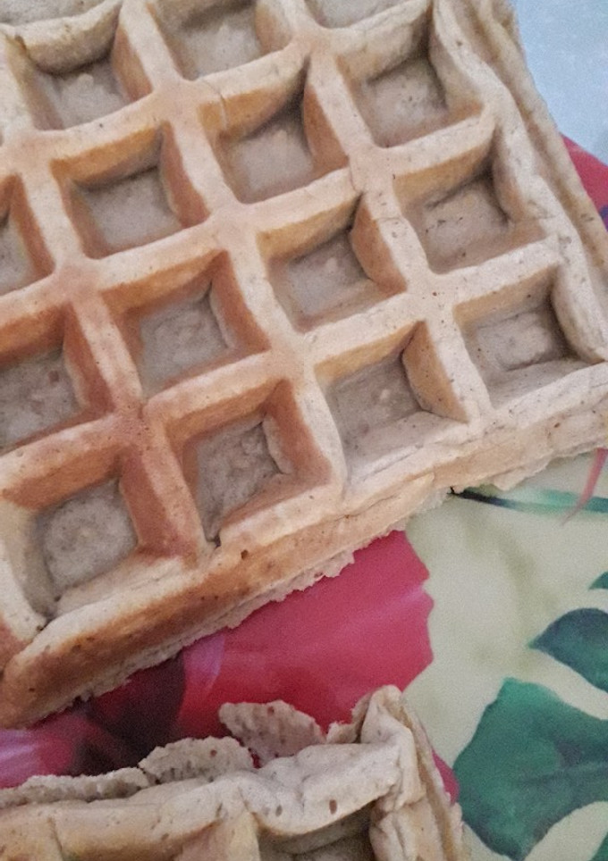 Una foto de Waffles proteicos