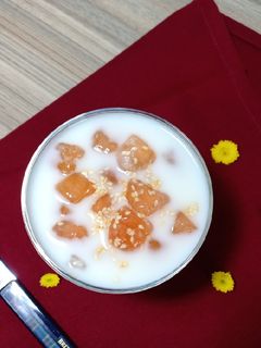 Hình của món Chè cùi bưởi cốt dừa.