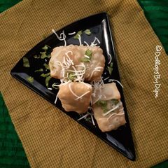 A picture of Cheese capsicum parcels.