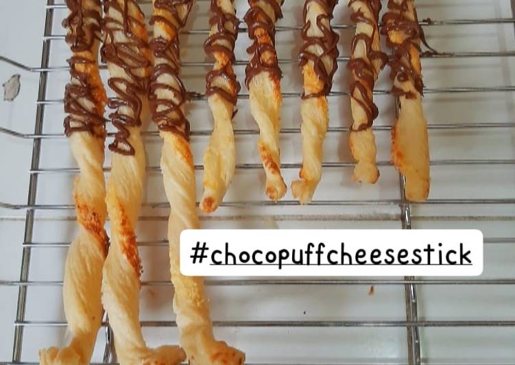 Resep Choco puff cheese stick Anti Gagal