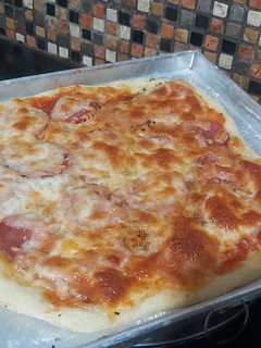 Foto resep Pizza Pepperoni Sourdough