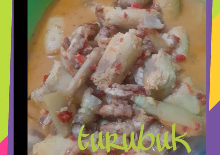 Resep Turubuk dan tempe sayur santan🥰 yang Bisa Manjain Lidah