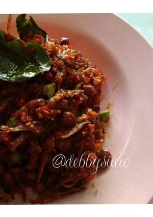Foto resep Balado teri kacang