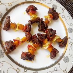 A picture of Stick meat with twist.