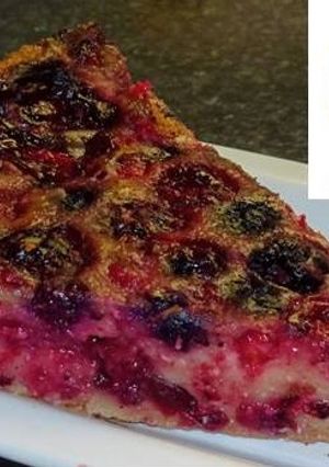 Une photo de Clafoutis aux fruits rouges (vegan)