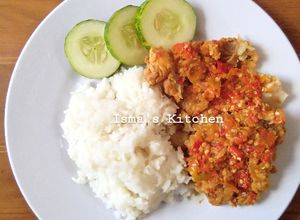 Foto resep Ayam geprek pedas ala bensu #week13
