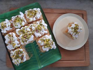 Rasmalai Tres Leches cake