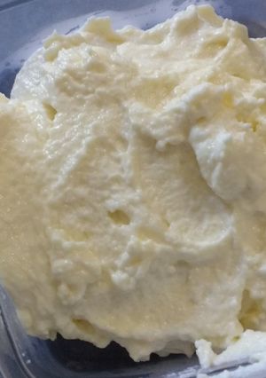 Una foto de Queso crema casero