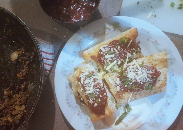 Beef Chimichangas