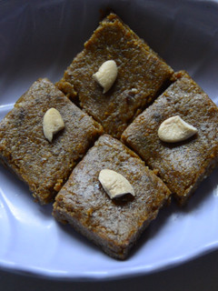 A picture of Dry Fruits Barfi the Natural way No Sugar.