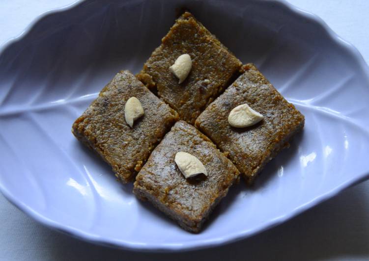 Recipe of Homemade Dry Fruits Barfi the Natural way No Sugar