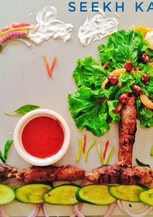 A picture of Seekh Kabab Platter.