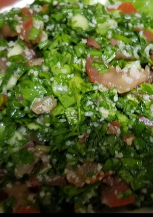 صورة لوصفة تبولة 🍅🌿