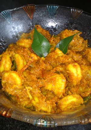 A picture of Prawn gravy / Eral Thokku.