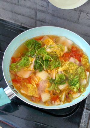 Foto resep Sayur Sawi Kuah Udang