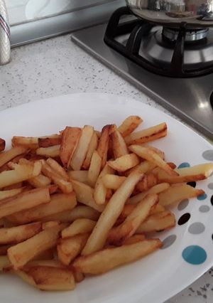 عکسی از دستور سیب زمینی سرخ کرده🍟🍟