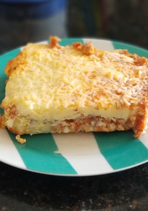 Una foto de Pastel de lentejas