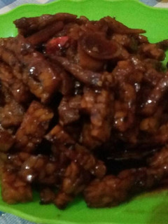Foto resep Kering tempe pedas asam manis