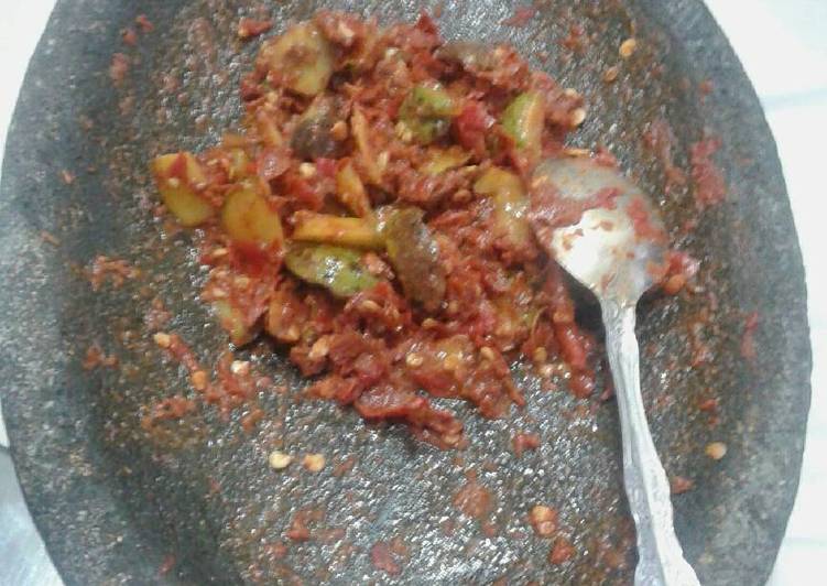 Langkah mengolah Sambal Gandaria sedap