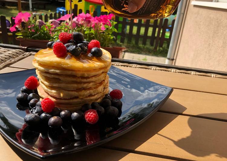 Bögrés, amerikai palacsinta 🥞🍇🍯