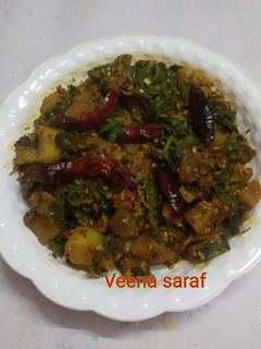 मूली के पत्ते की सब्जी (Mooli ke patte ki sabji recipe रेसिपी मुख्य फोटो