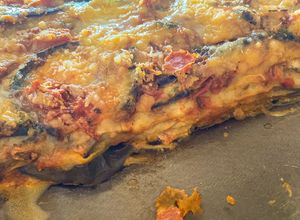Una foto de Lasagna de berenjenas a la parmesana 🍆🧀