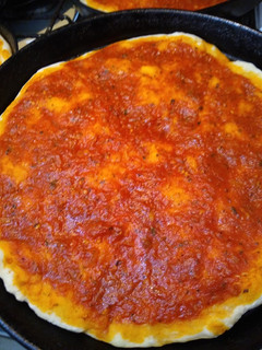 Una foto de Pizza ! Receta de masa y salsa