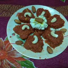 Gajar barfi A picture of Gajar barfi.