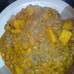 A picture of Porridge brown bean & yam.