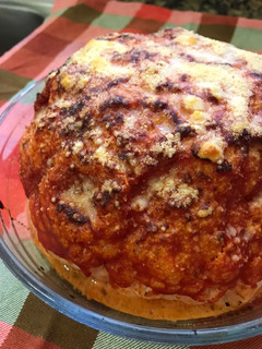 Una foto de Coliflor con tomate gratinada