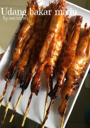 Foto resep Udang bakar madu