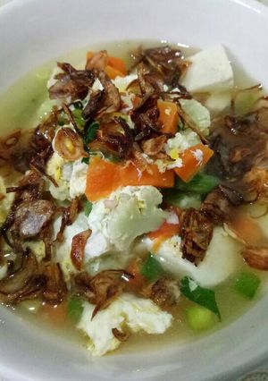 Foto resep Sup Tahu Sayur